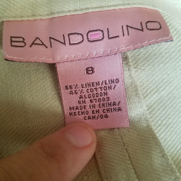 Bandolino Beige Blazer Jacket Sz 8. - Picture 6 of 6